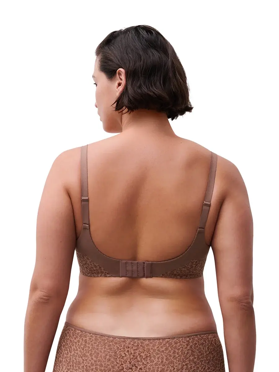 Chantelle T-shirt Beugel Bh - Sepia- Norah -Voorgevormde bh met naadloze cups