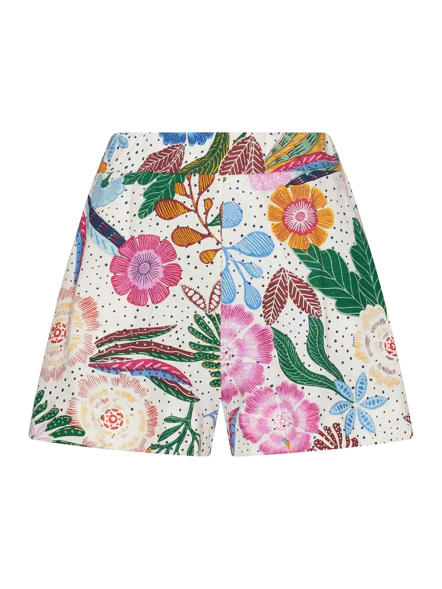 Rebelle dames shortama - Tropic Blush - Zomer pyjama