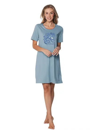 Pastunette dames nachthemd korte mouw - Sunshine