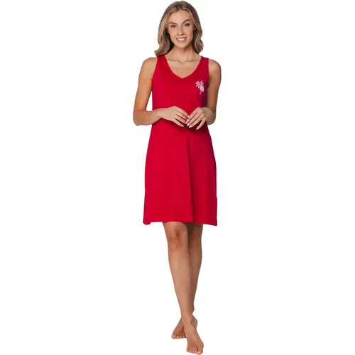 Rebelle dames nachthemd met brede bandjes - 100% katoen