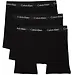 Calvin Klein 3-Pack Heren Boxershorts lang - Boxer Brief - Katoenen Onderbroek lange pijpjes - Zwart