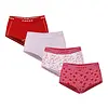 Pieces 4-Pack Dames shorts - Solid - Katoenen dames onderbroek - Multipack - Voordeelverpakking