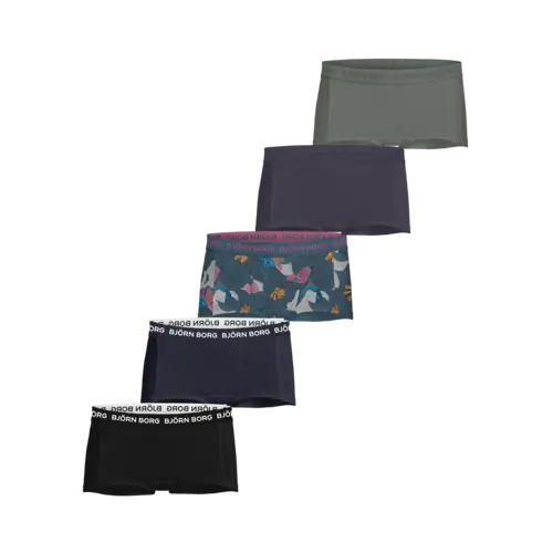 Björn Borg 5-Pack meisje boxershorts - Cotton stretch Björn Borg 5-Pack meisje boxershorts - Cotton stretch