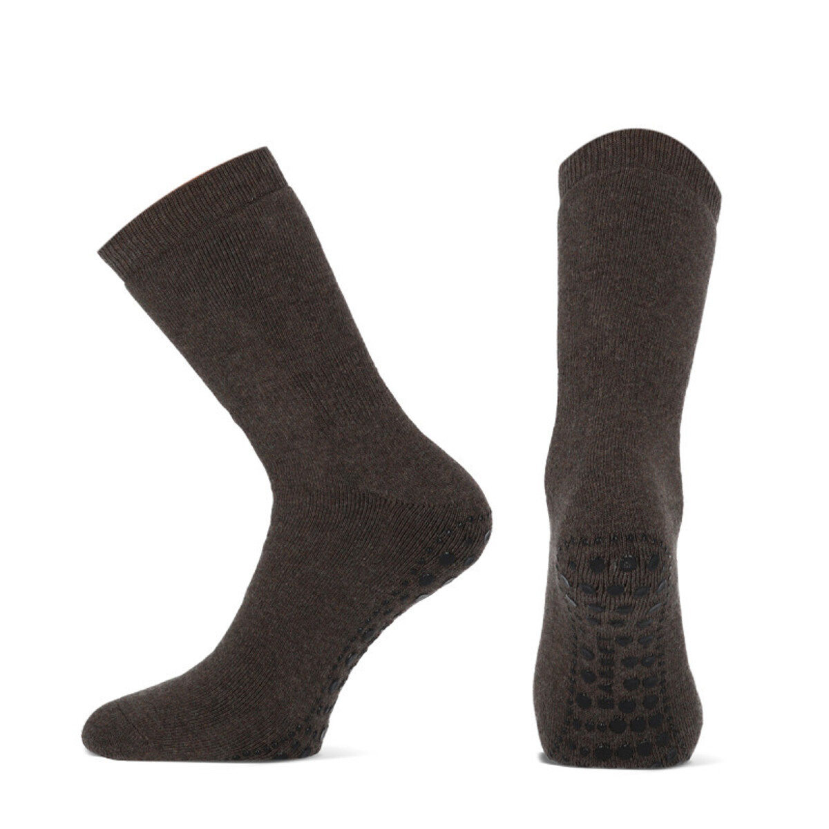 Basset Antislip sokken met ABS noppen 1 paar - Katoenen Grip sokken - Tegen uitglijden