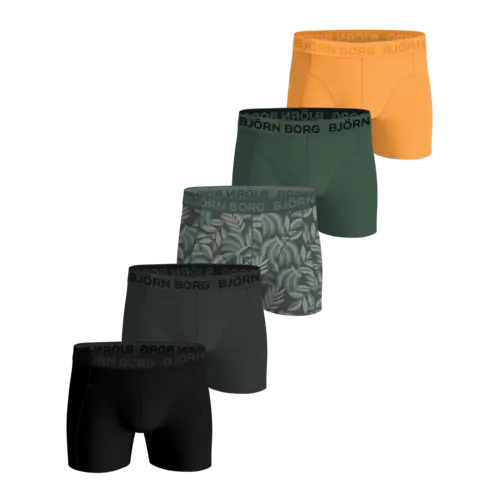 Bjorn Borg 5-Pack heren boxershorts - Cotton Stretch Bjorn Borg 5-Pack heren boxershorts - Cotton Stretch