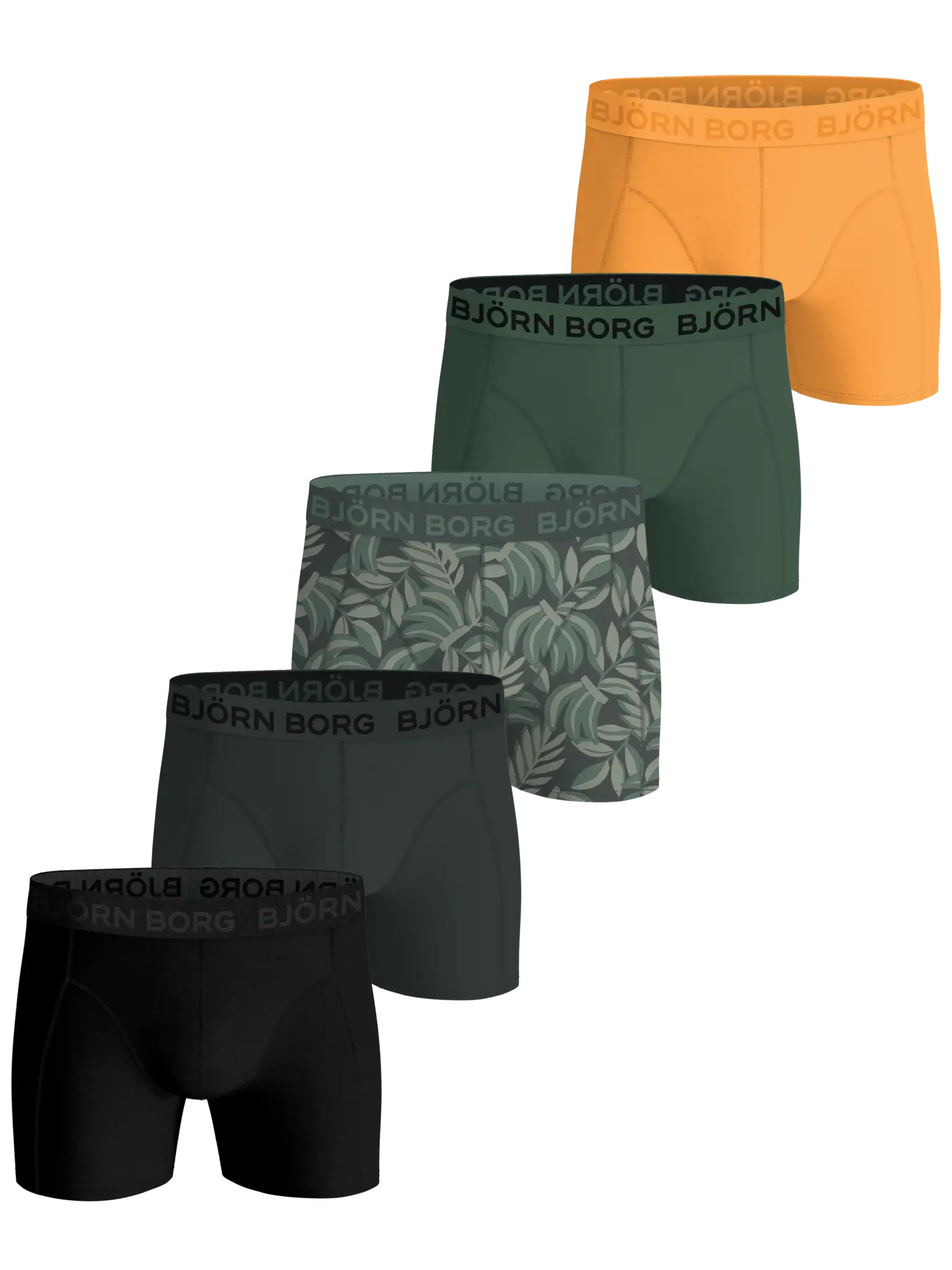 Bjorn Borg 5-Pack heren boxershorts - Cotton Stretch Bjorn Borg 5-Pack heren boxershorts - Cotton Stretch