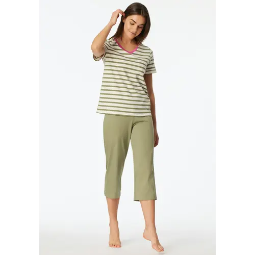 Schiesser dames pyjama korte mouw - Casual Essentials