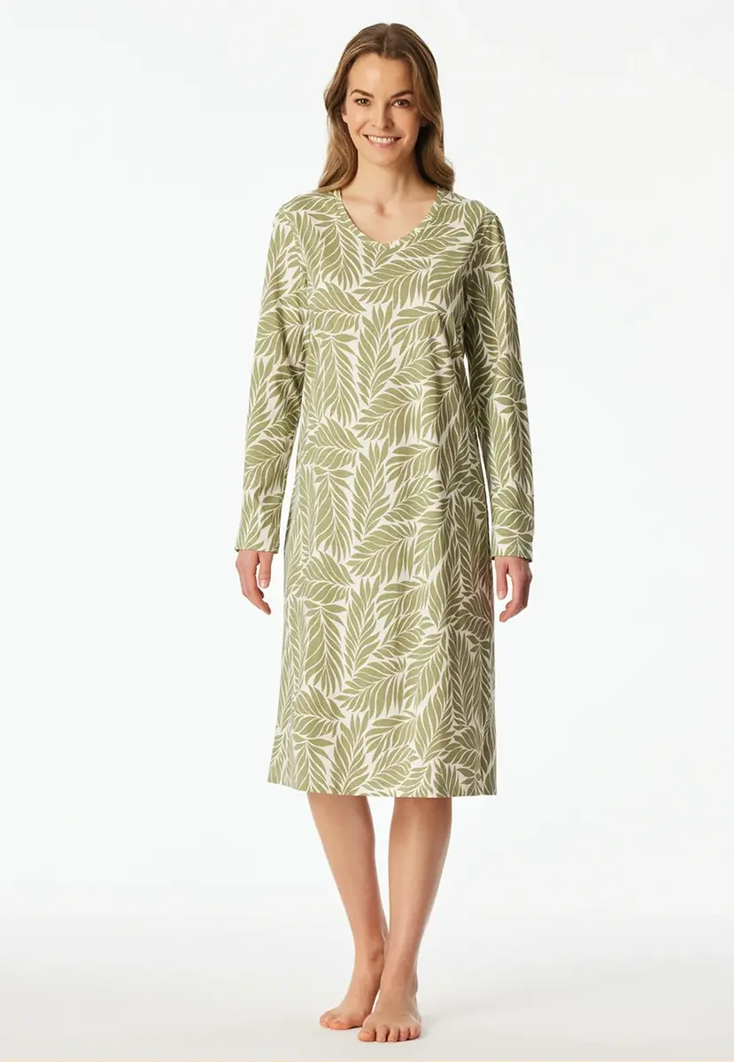 Schiesser Dames Nachthemd lange mouw - Comfort