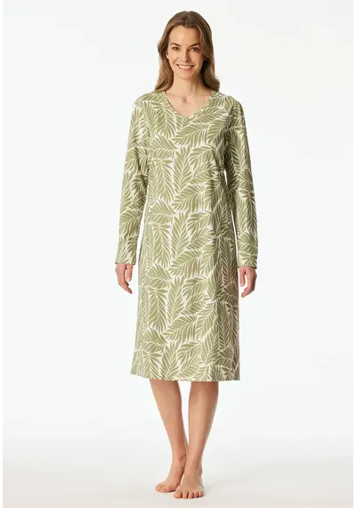 Schiesser Dames Nachthemd lange mouw - Comfort