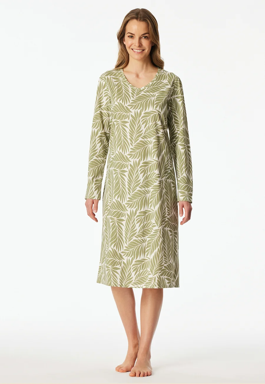 Schiesser Dames Nachthemd lange mouw - Comfort