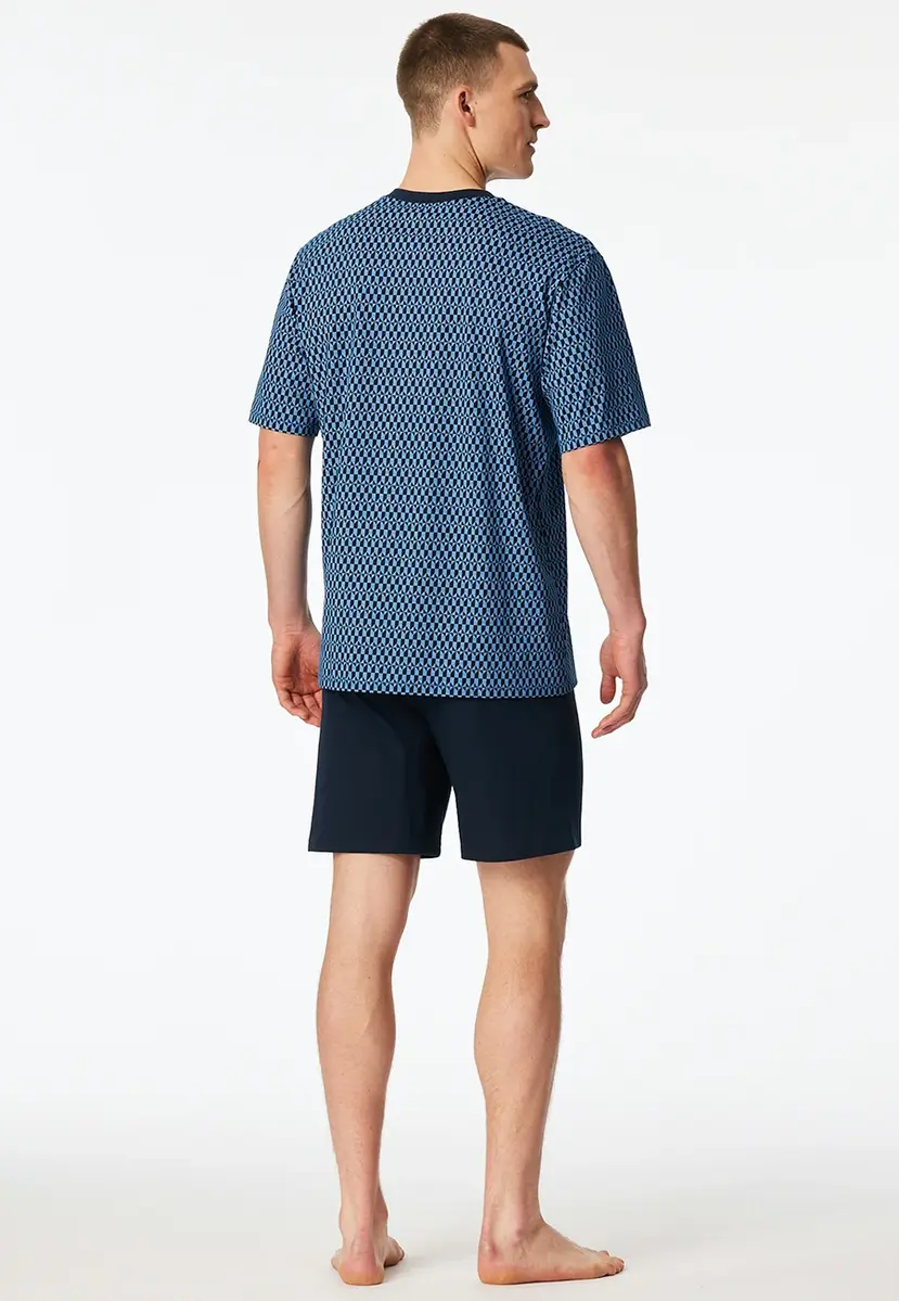Schiesser heren shortama katoen - Comfort nightwear