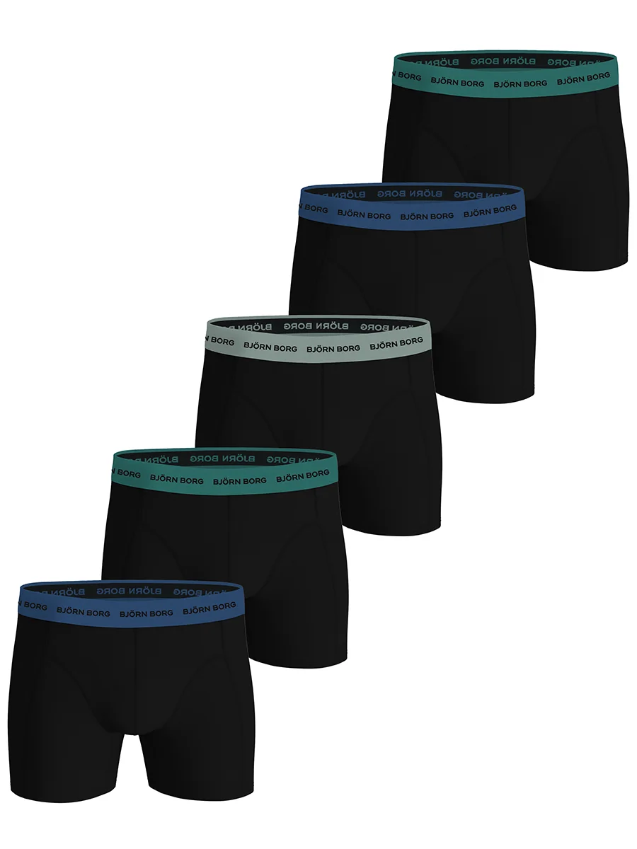 Bjorn Borg 5-Pack heren boxershorts - Cotton Stretch Bjorn Borg 5-Pack heren boxershorts - Cotton Stretch