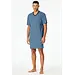 Schiesser Heren Nachthemd - Blue - Comfort Nightwear - Lichtblauw