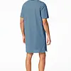 Schiesser Heren Nachthemd - Blue - Comfort Nightwear