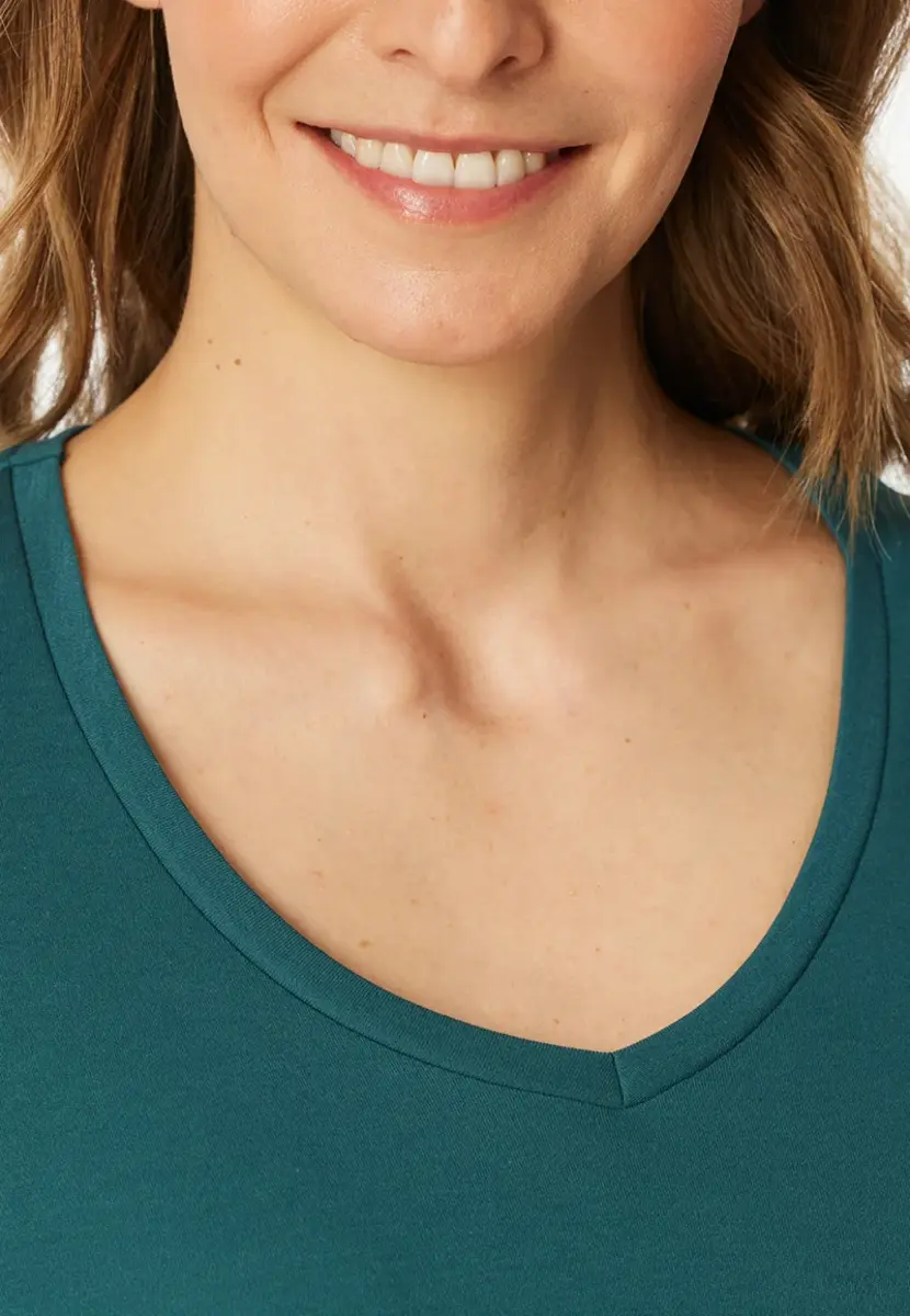 Schiesser dames pyjama Flower - Modal - Katoen