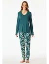 Schiesser dames pyjama Flower - Modal - Katoen