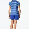 Schiesser dames shortama 100%  katoen - Casual Essentials - Zomer pyjama korte broek en korte mouwen