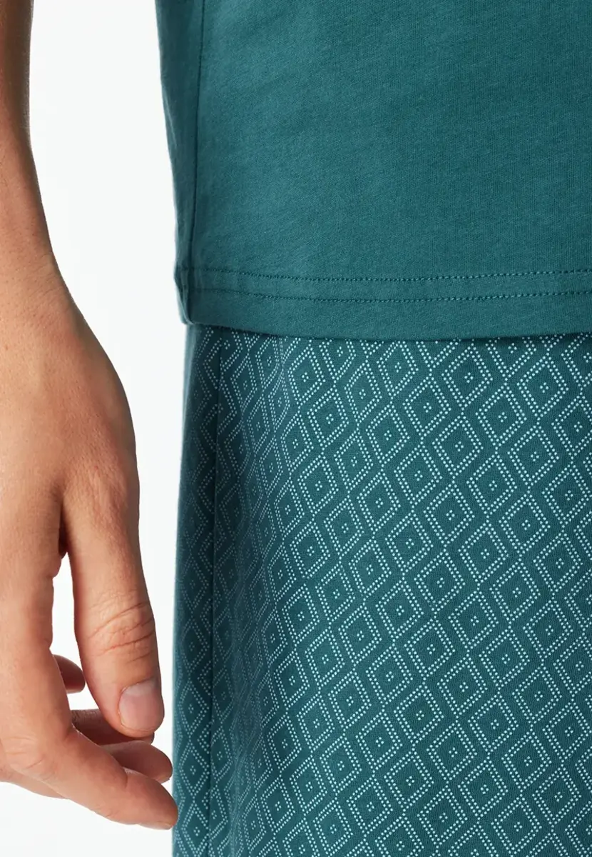 Schiesser heren shortama katoen - Cassual essential Schiesser heren shortama katoen - Cassual essential