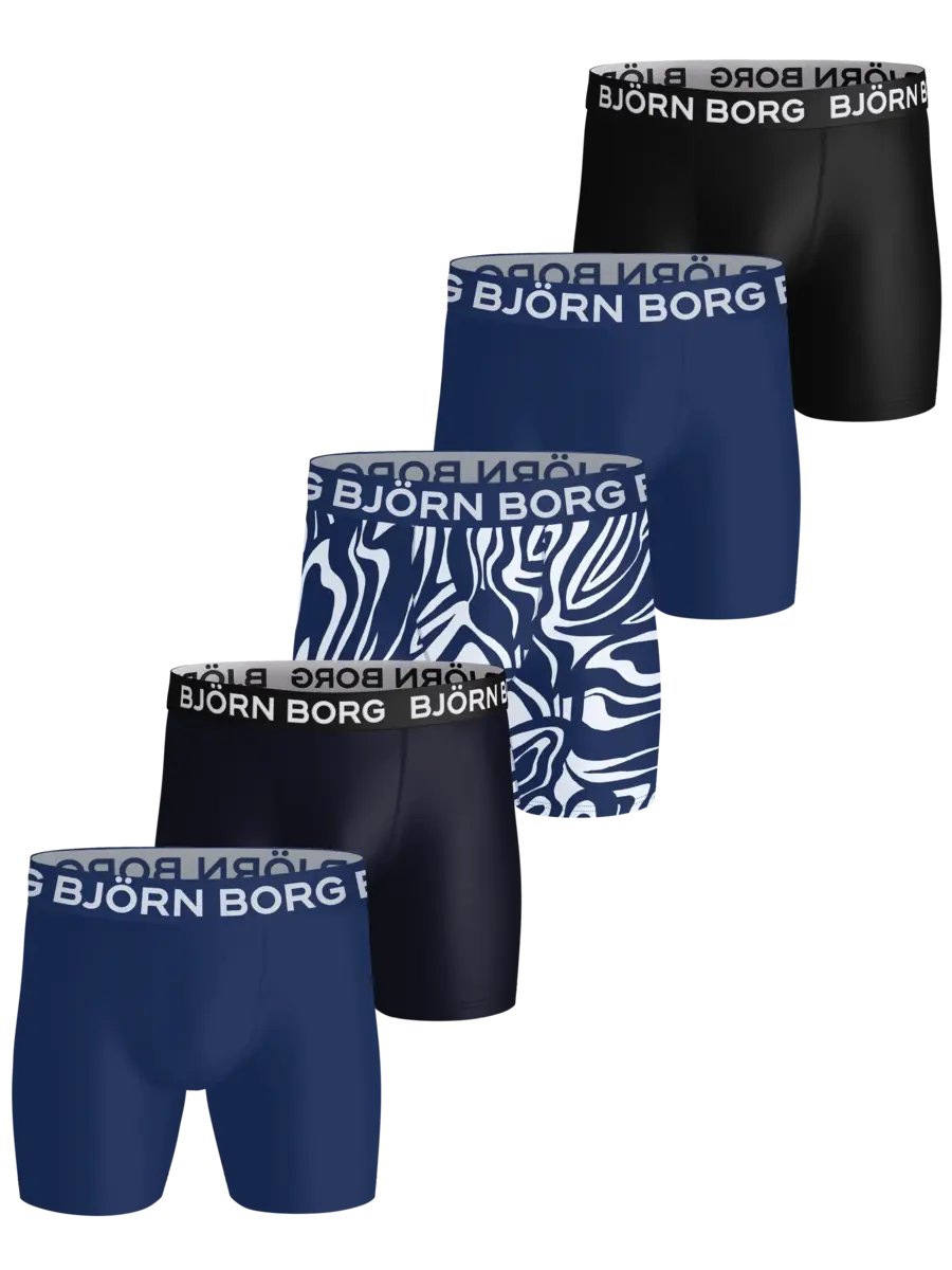 Bjorn Borg 5-Pack - Performance - heren boxershort - microfibre
