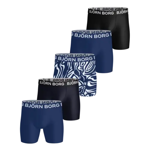 Bjorn Borg 5-Pack - Performance - heren boxershort - microfibre Bjorn Borg 5-Pack - Performance - heren boxershort - microfibre