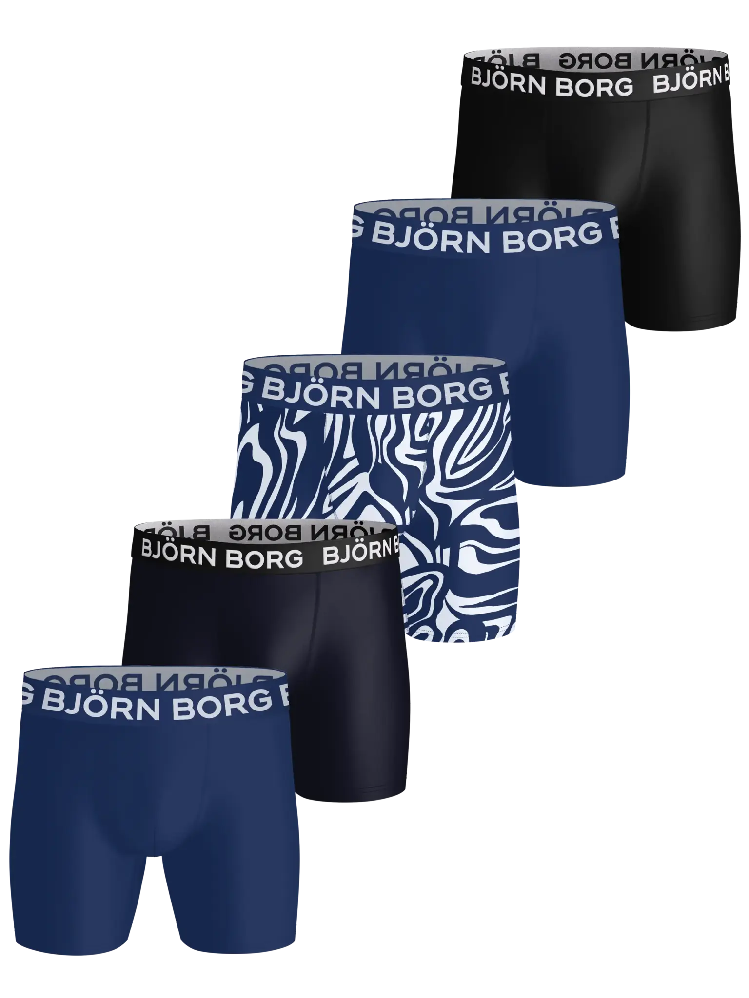 Bjorn Borg 5-Pack - Performance - heren boxershort - microfibre Bjorn Borg 5-Pack - Performance - heren boxershort - microfibre