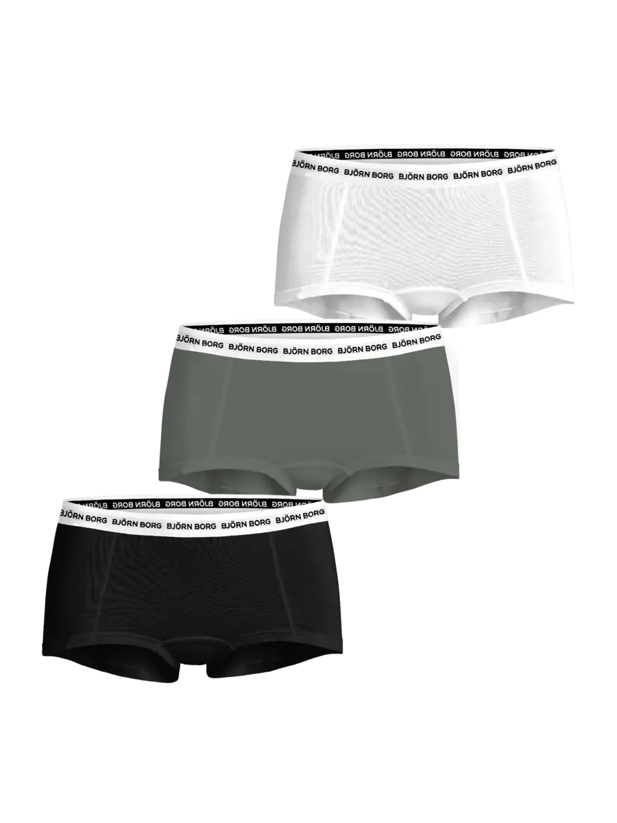 Bjorn Borg 3-pack dames boxershort- Logo Shorts - Combi