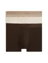 Tommy Hilfiger 3-Pack - Heren Trunks Boxers - Bruin combi