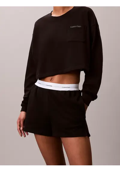 Calvin Klein Dames katoenen korte pyjamabroek