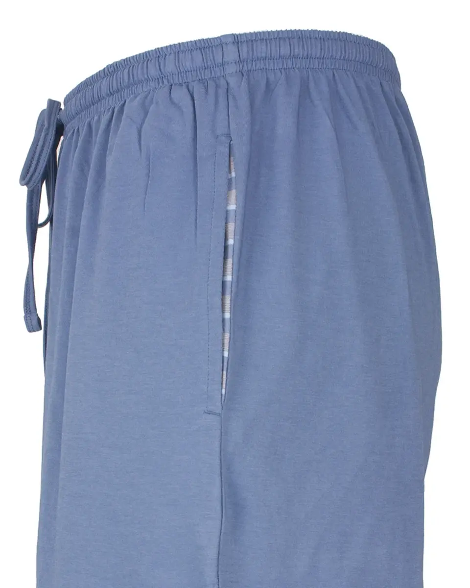 Paul Hopkins Heren shortama Knoopsluiting - Light Blue Summer