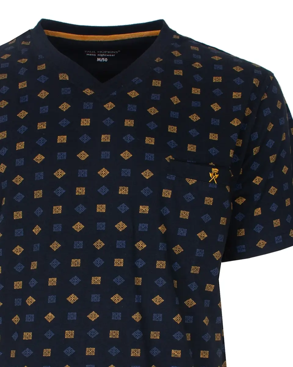 Paul Hopkins Heren shortama V-hals - Inca