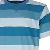 M.E.Q. Heren shortama katoen - Blue summer stripe
