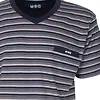 M.E.Q. Heren pyjama korte mouwen - lange broek - Grey stripe