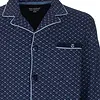 Paul Hopkins heren pyjama doorknoop - Knoopsluiting - Darkblue