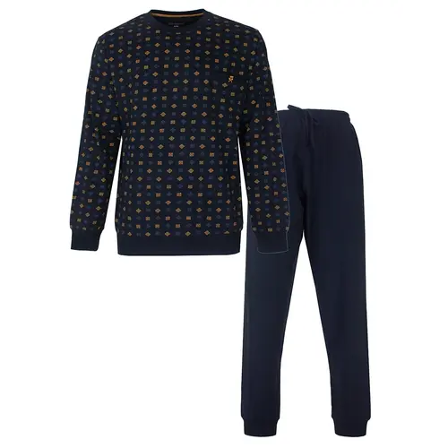 Paul Hopkins pyjama heren lange mouw - Blue inca