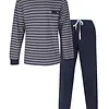 M.E.Q. Heren pyjama lange mouwen katoen - Night