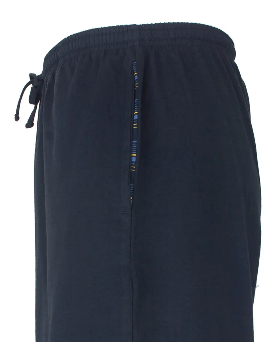 Paul Hopkins pyjama heren lange mouw V-hals - Dark blue