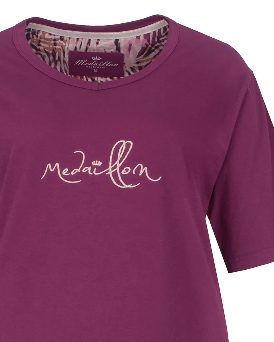 Medaillion dames shortama katoen - Jungle