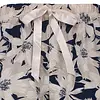 Medaillion dames pyjama lange mouw katoen - Blue flower