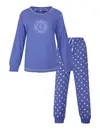 Irresistible dames pyjama lange mouw - Blue dots