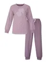 Tenderness dames pyjama Tricot lange mouw - Lila
