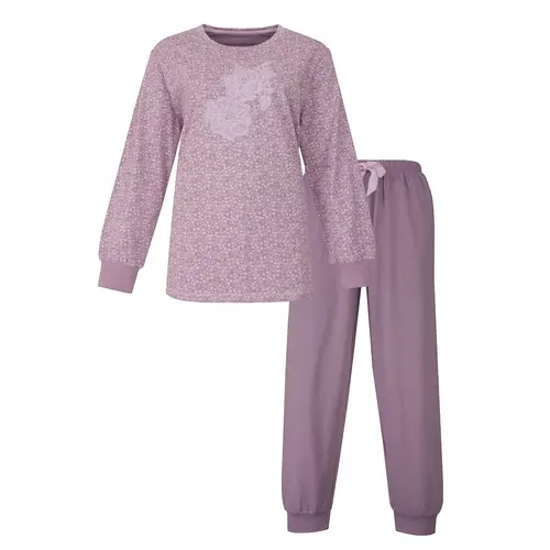 Tenderness dames pyjama Tricot lange mouw - Lila