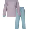Irresistible dames pyjama lange mouw - Ronde hals - Summer blue
