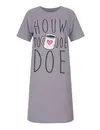 Temptation dames nachthemd korte mouw "Houw doe joe doe"