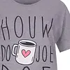 Temptation dames nachthemd korte mouw "Houw doe joe doe"