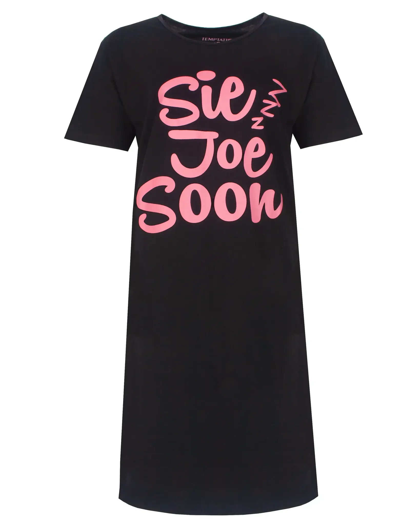 Temptation dames nachthemd korte mouw "Sie joe soon"