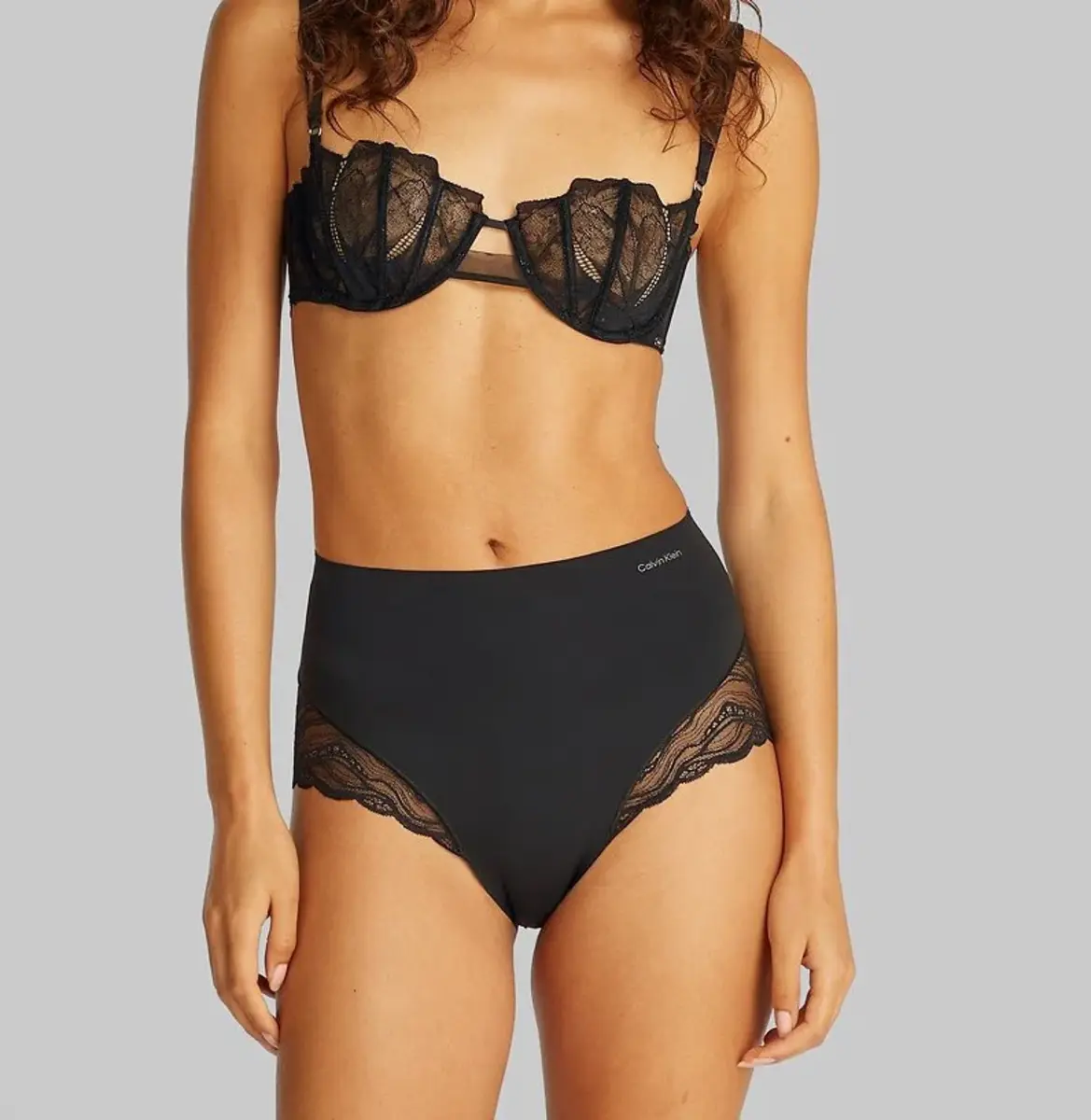 Calvin Klein highwaist dames - string - kant