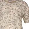 Tenora dames nachthemd knoopsluiting - korte mouw - Beige