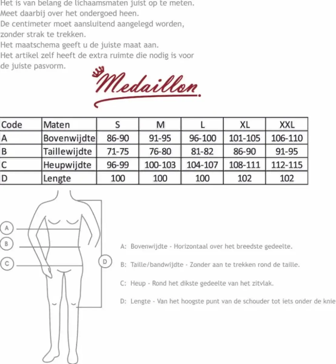 Medaillon dames nachthemd korte mouw - Taupe