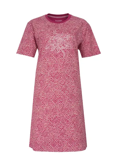 Irresistible dames nachthemd korte mouw - "Roos"