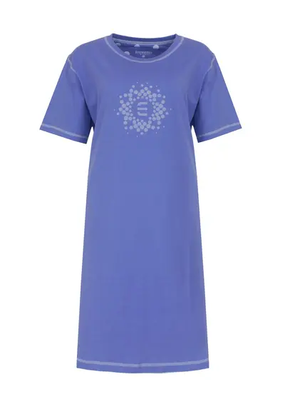 Irresistible dames nachthemd korte mouw - Blauw